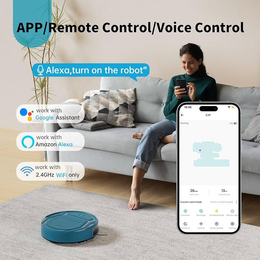 Smart Robotic Vacuum Cleaner | مكنسة روبوت ذكية للتنظيف التلقائي