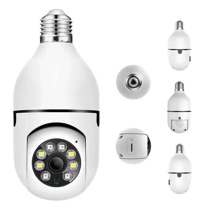 Night Vision Wireless Bulb Camera | كاميرا لاسلكية على شكل مصباح برؤية ليلية